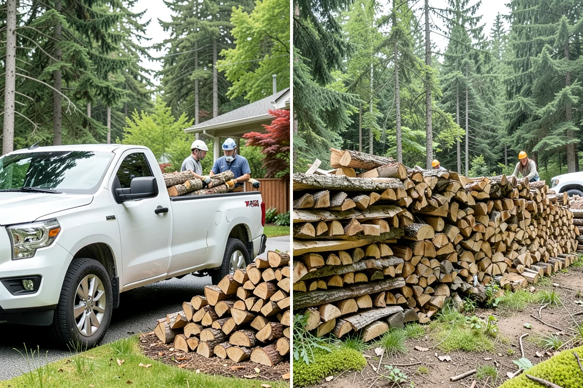 Subscription Firewood Delivery in Everett, Snohomish County, WA - Set your preferred quantity and delivery frequency