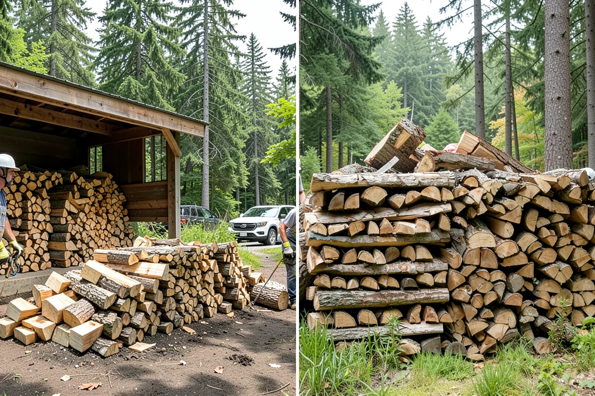 Subscription Firewood Delivery in Federal Way, King County, WA - Set your preferred quantity and delivery frequency
