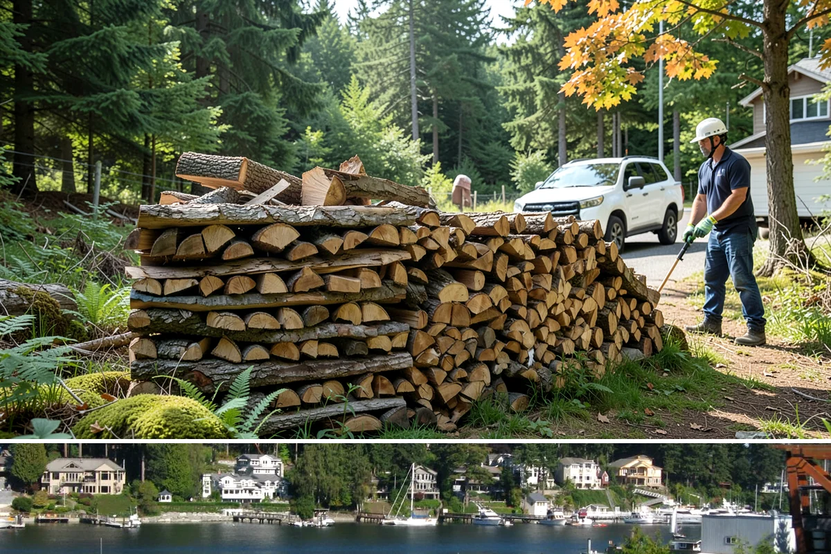 Subscription Firewood Delivery in Gig Harbor, Pierce County, WA - Start a subscription before fall so deliveries are established ahead of the heaviest winter burning.