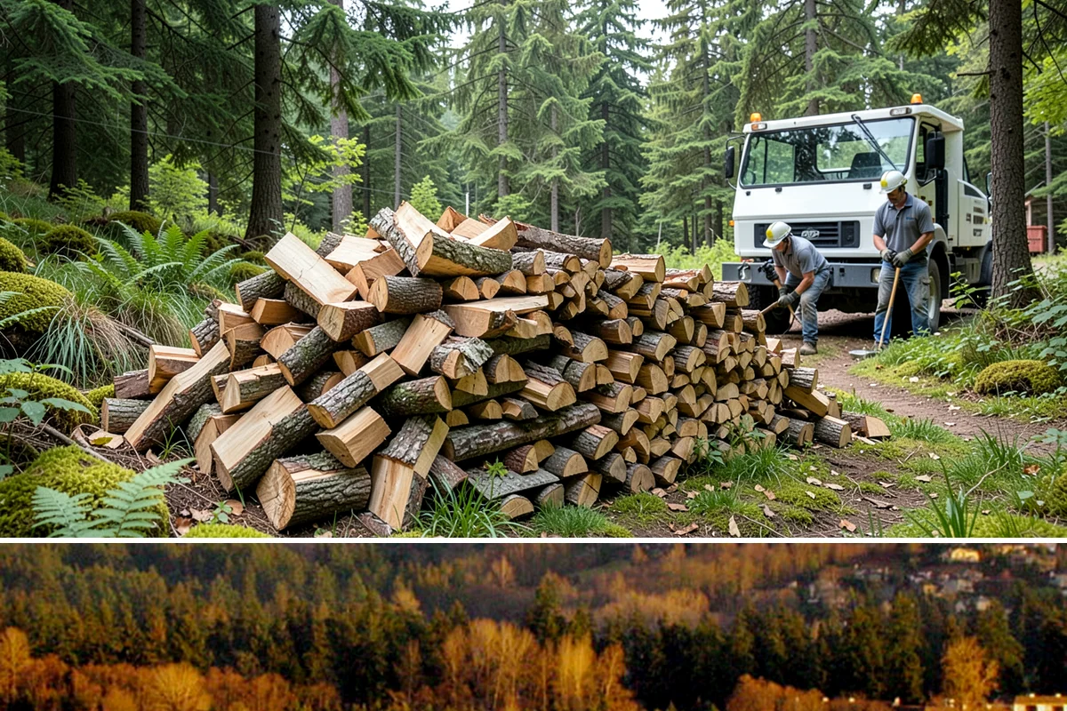Subscription Firewood Delivery in Kenmore, King County, WA - Start a subscription before fall so deliveries are established ahead of the heaviest winter burning.