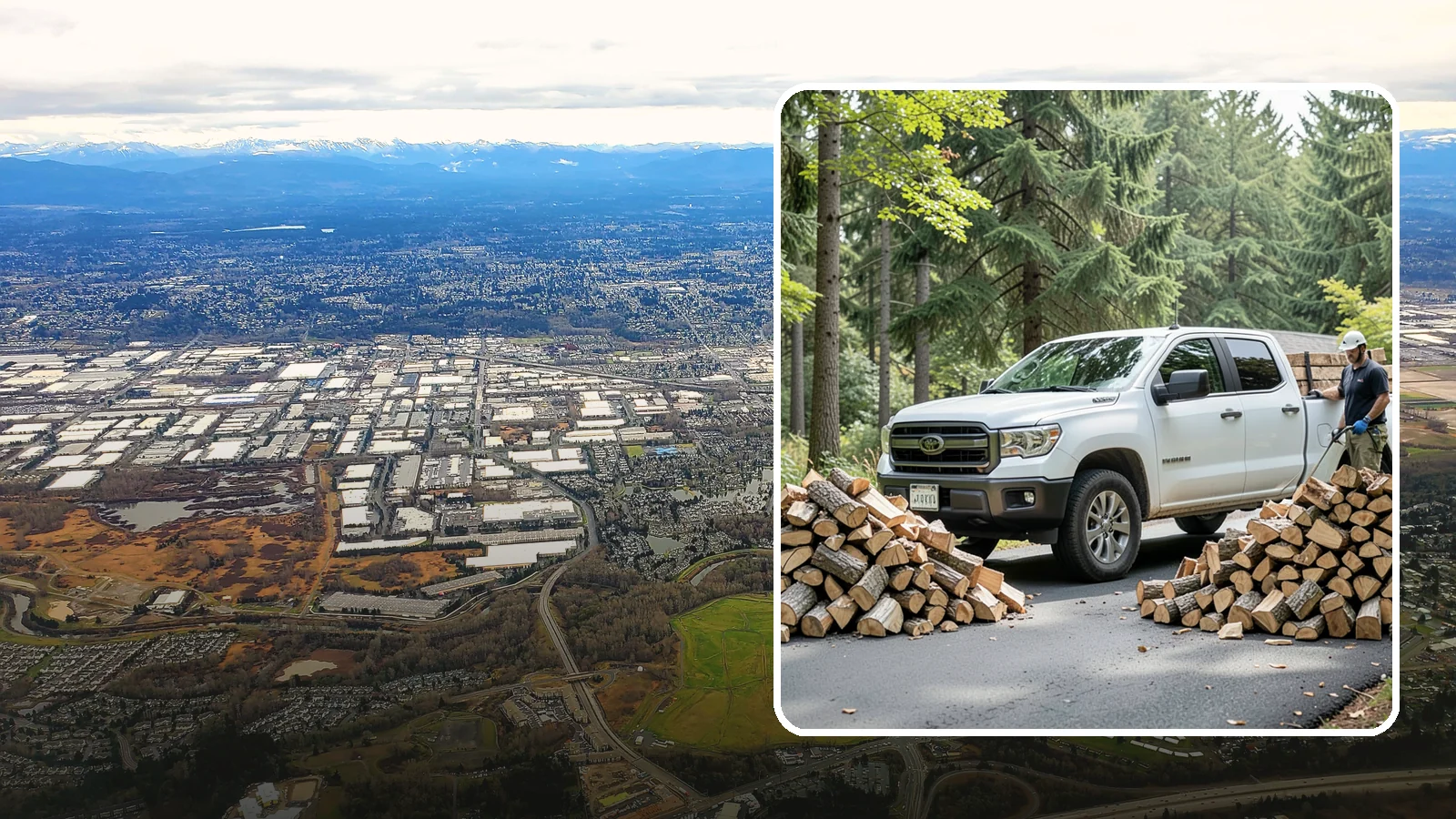 Subscription Firewood Delivery in Kent, King County, WA - Our subscription firewood delivery keeps your supply topped up automatically so you never have to think about running low.
