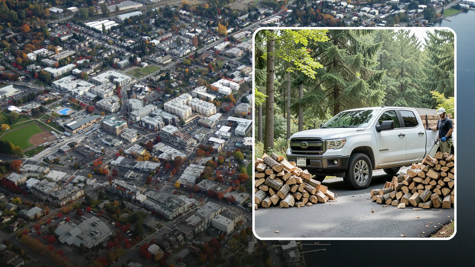 Subscription Firewood Delivery in Kirkland, King County, WA - Our subscription firewood delivery keeps your supply topped up automatically so you never have to think about running low.