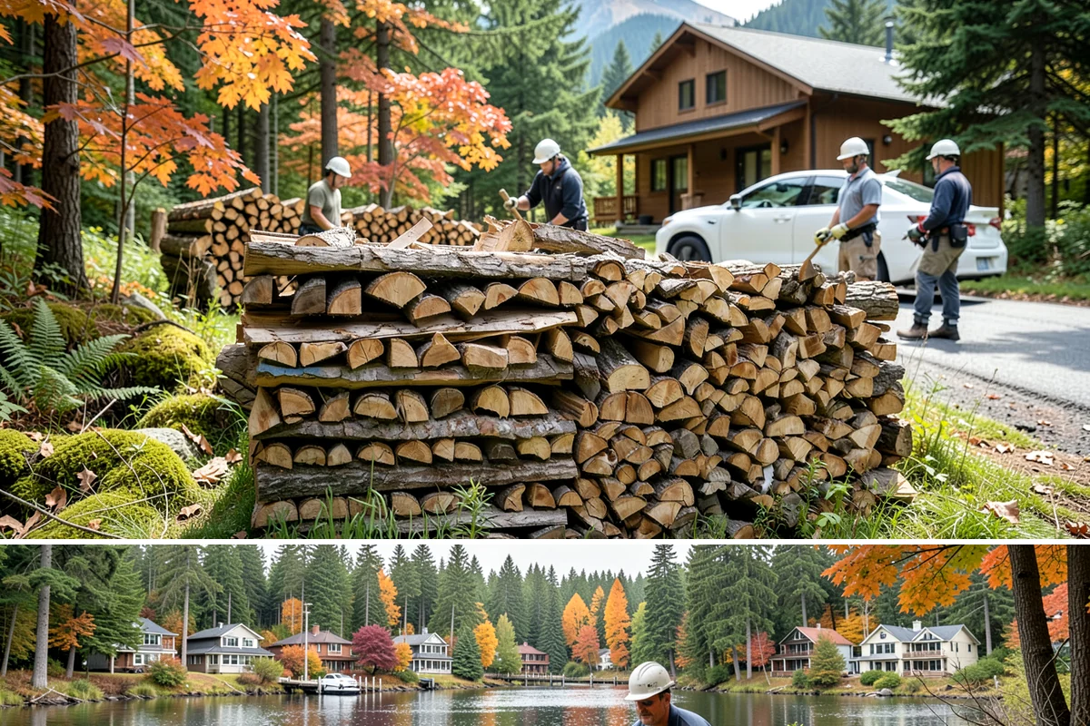 Subscription Firewood Delivery in La Conner, Skagit County, WA - Start a subscription before fall so deliveries are established ahead of the heaviest winter burning.
