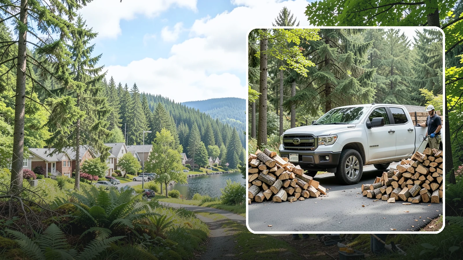 Subscription Firewood Delivery in Lake Forest Park, King County, WA - Our subscription firewood delivery keeps your supply topped up automatically so you never have to think about running low.