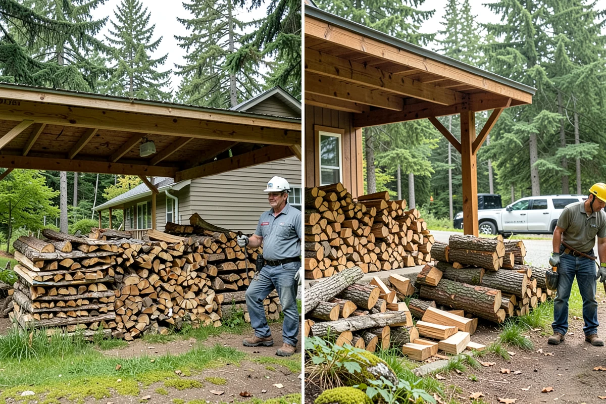 Subscription Firewood Delivery in Lake Forest Park, King County, WA - Set your preferred quantity and delivery frequency