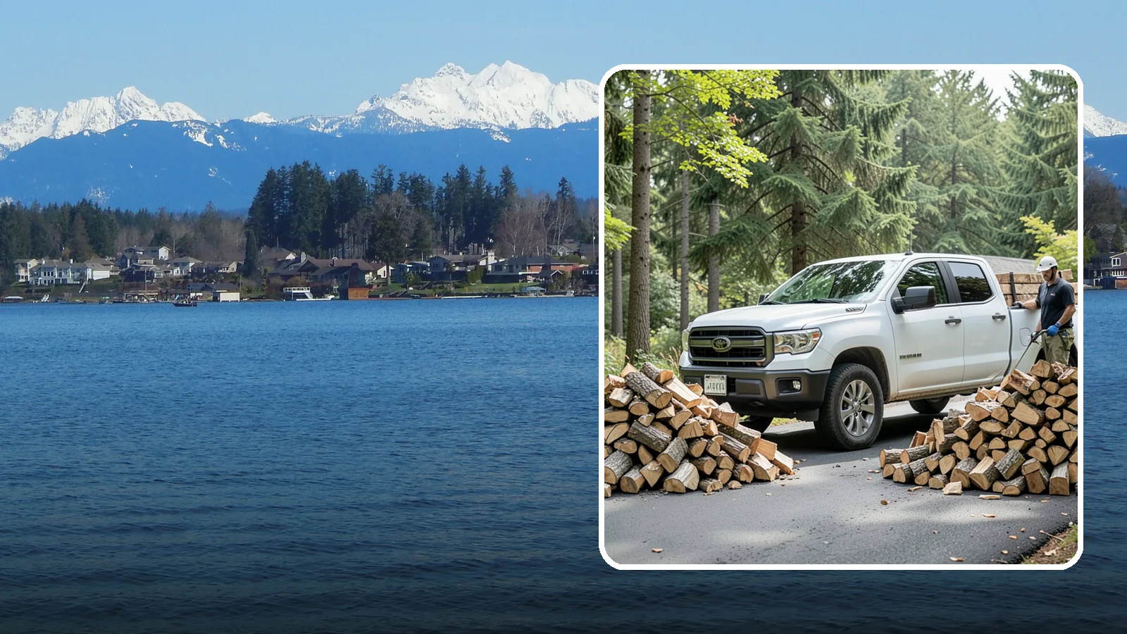 Subscription Firewood Delivery in Lake Stevens, Snohomish County, WA - Our subscription firewood delivery keeps your supply topped up automatically so you never have to think about running low.