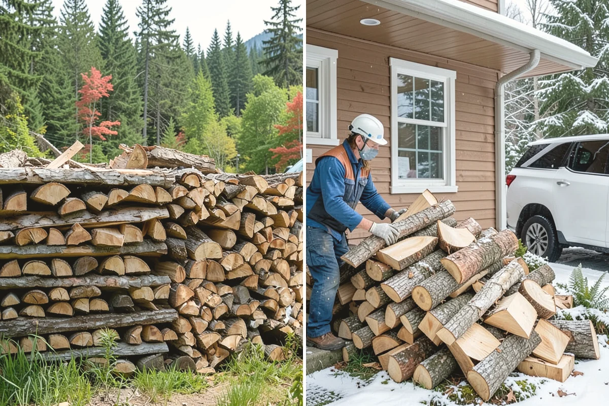 Subscription Firewood Delivery in Lake Stevens, Snohomish County, WA - Set your preferred quantity and delivery frequency