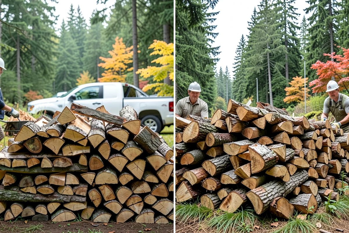 Subscription Firewood Delivery in Lakewood, Pierce County, WA - Set your preferred quantity and delivery frequency