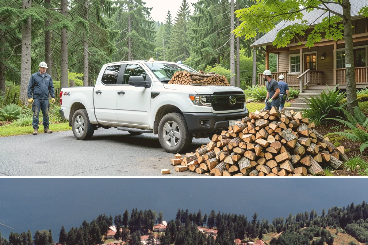 Subscription Firewood Delivery in Lakewood, Pierce County, WA - Start a subscription before fall so deliveries are established ahead of the heaviest winter burning.