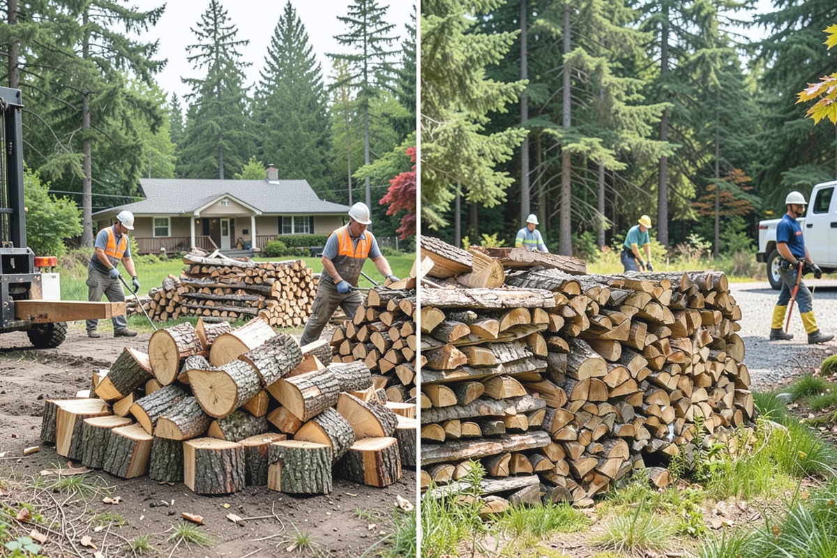 Subscription Firewood Delivery in Marysville, Snohomish County, WA - Set your preferred quantity and delivery frequency