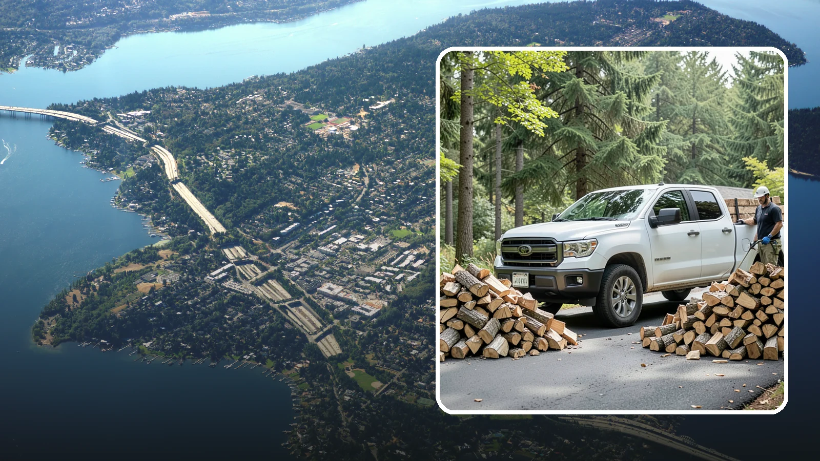Subscription Firewood Delivery in Mercer Island, King County, WA - Our subscription firewood delivery keeps your supply topped up automatically so you never have to think about running low.