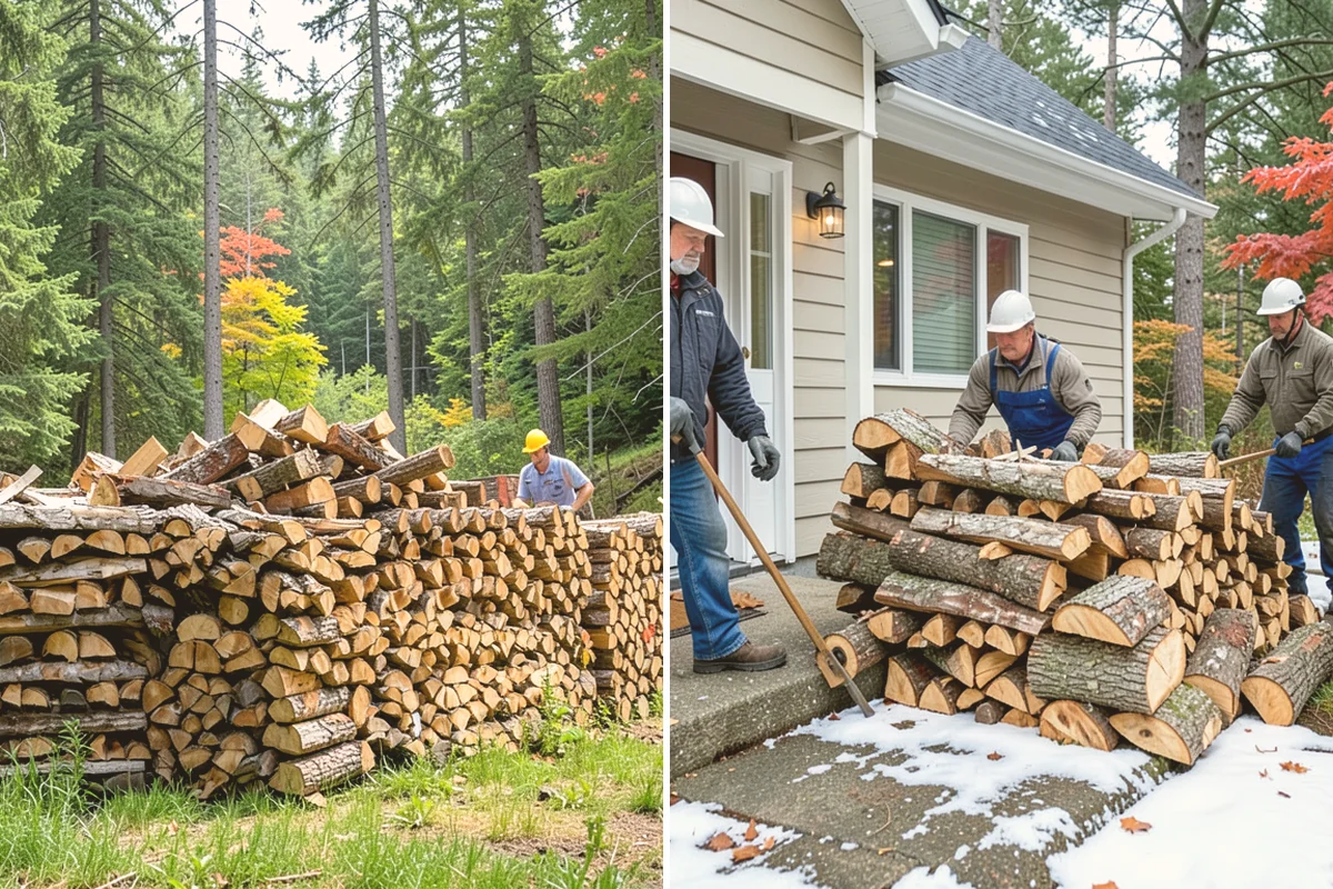 Subscription Firewood Delivery in Mount Vernon, WA - Set your preferred quantity and delivery frequency