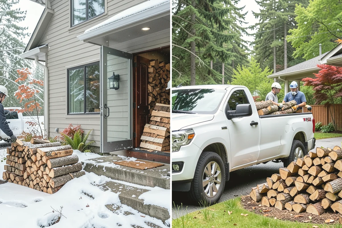 Subscription Firewood Delivery in Mukilteo, Snohomish County, WA - Set your preferred quantity and delivery frequency