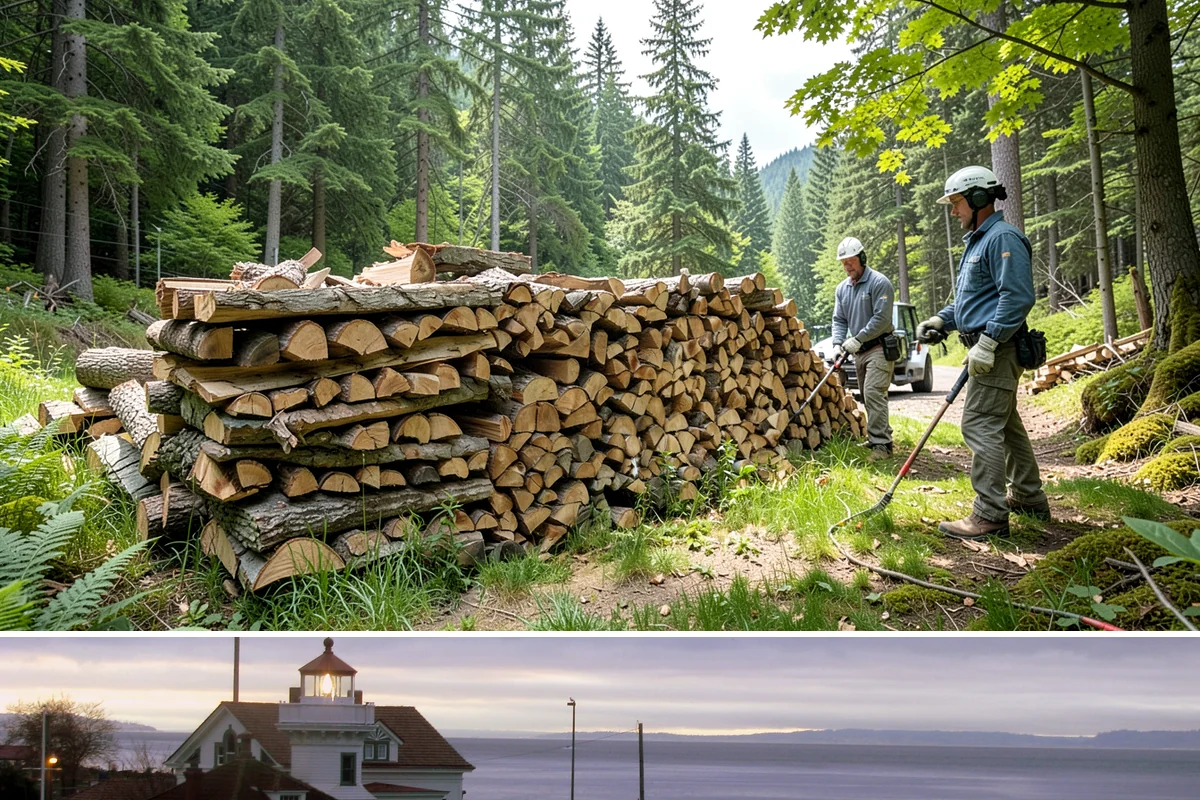 Subscription Firewood Delivery in Mukilteo, Snohomish County, WA - Start a subscription before fall so deliveries are established ahead of the heaviest winter burning.