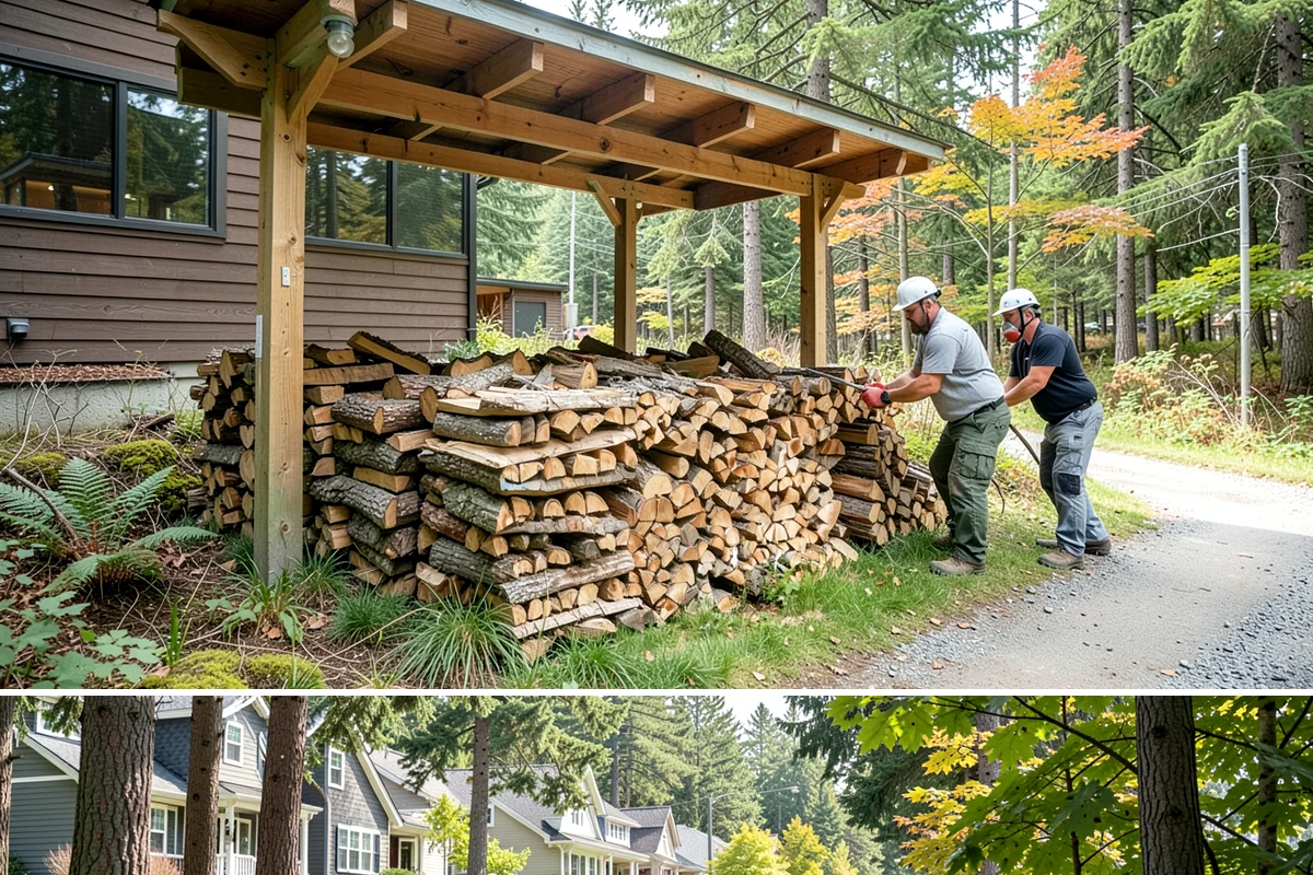 Subscription Firewood Delivery in Normandy Park, King County, WA - Start a subscription before fall so deliveries are established ahead of the heaviest winter burning.