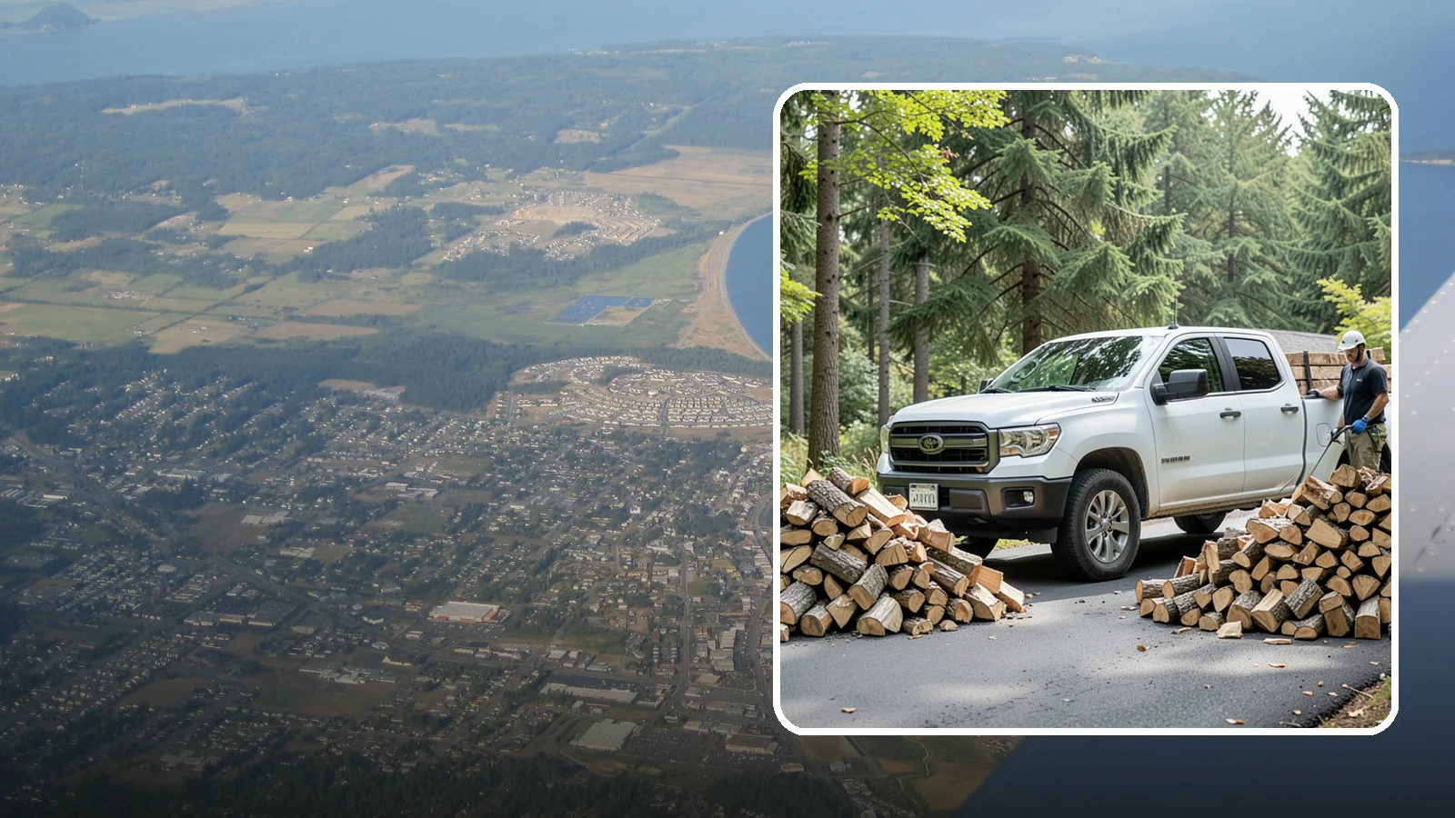 Subscription Firewood Delivery in Oak Harbor, Island County, WA - Our subscription firewood delivery keeps your supply topped up automatically so you never have to think about running low.