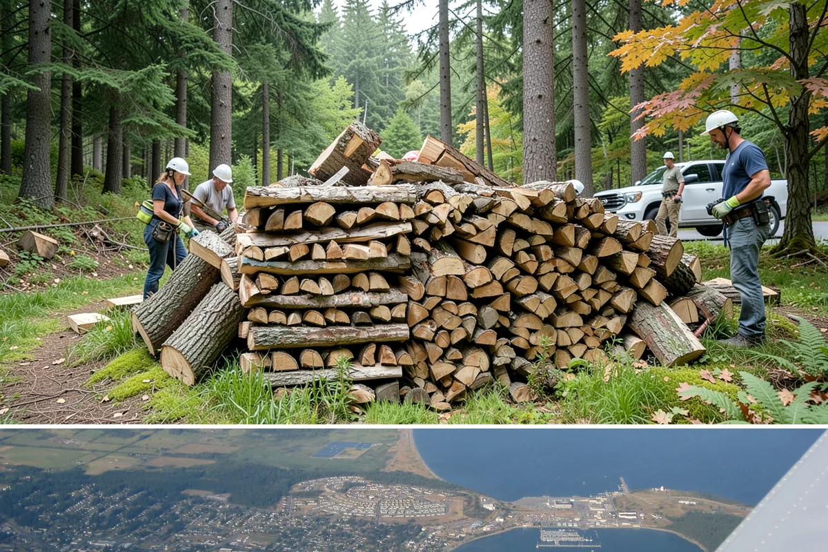 Subscription Firewood Delivery in Oak Harbor, Island County, WA - Start a subscription before fall so deliveries are established ahead of the heaviest winter burning.