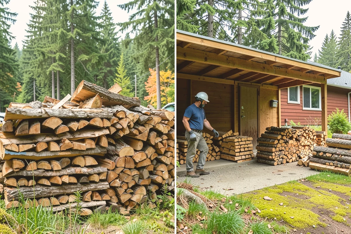 Subscription Firewood Delivery in Orting, Pierce County, WA - Set your preferred quantity and delivery frequency