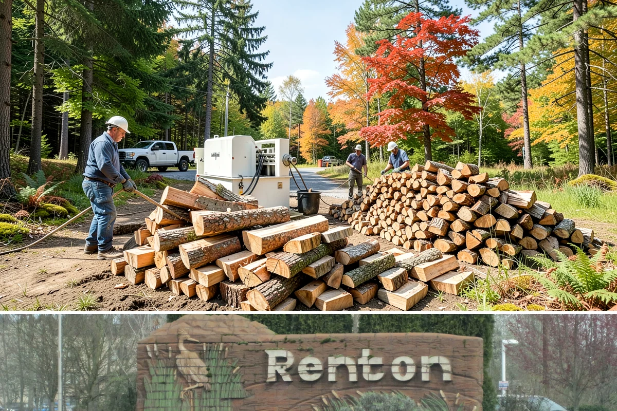 Subscription Firewood Delivery in Renton, King County, WA - Start a subscription before fall so deliveries are established ahead of the heaviest winter burning.