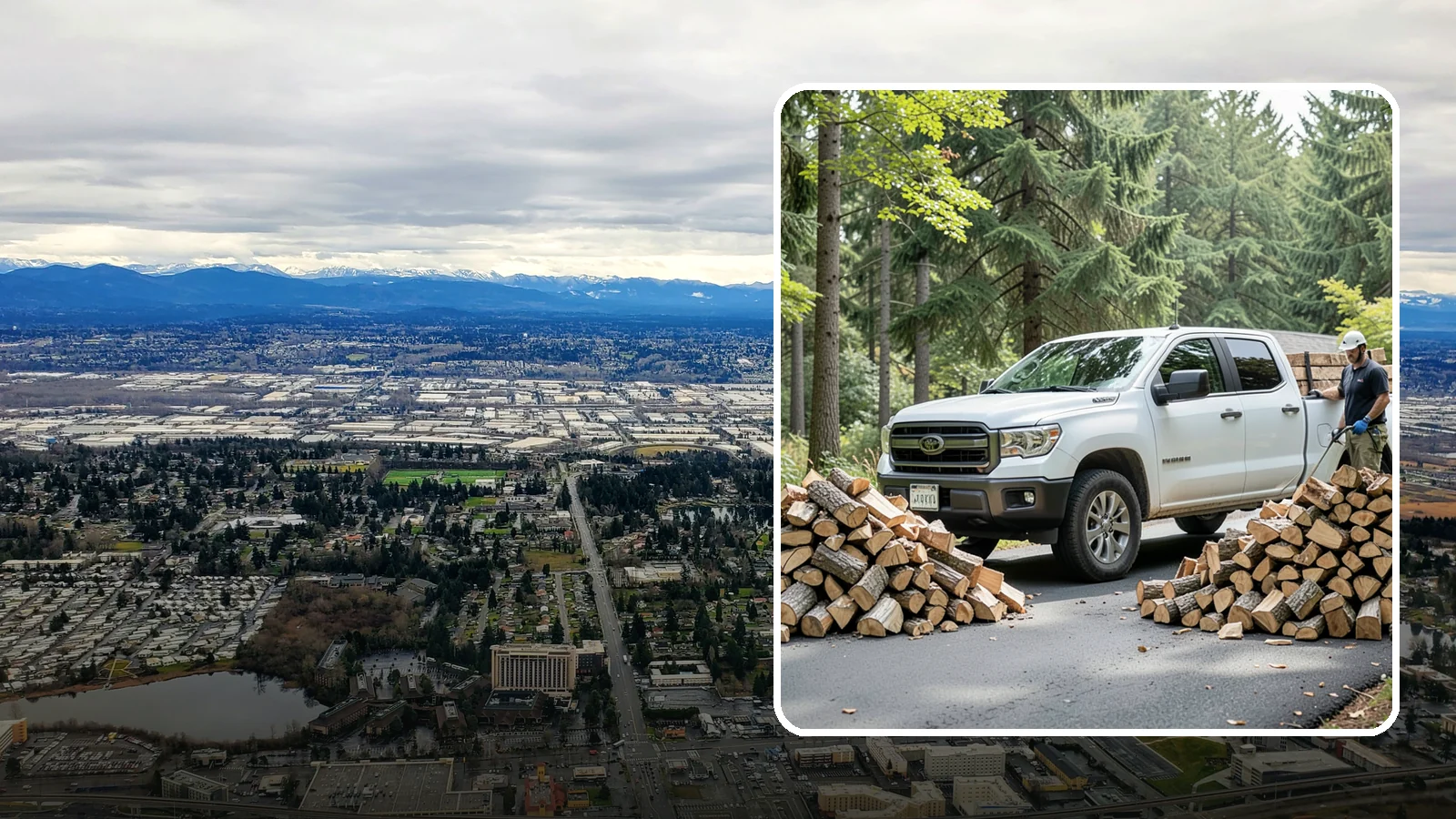 Subscription Firewood Delivery in SeaTac, King County, WA - Our subscription firewood delivery keeps your supply topped up automatically so you never have to think about running low.