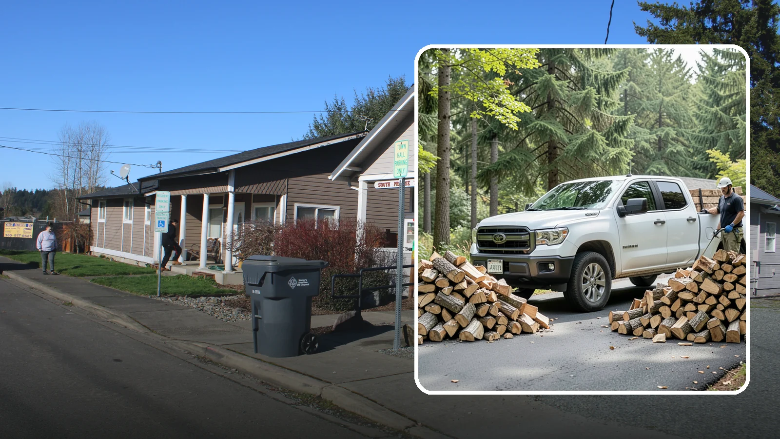 Subscription Firewood Delivery in South Prairie, Pierce County, WA - Our subscription firewood delivery keeps your supply topped up automatically so you never have to think about running low.
