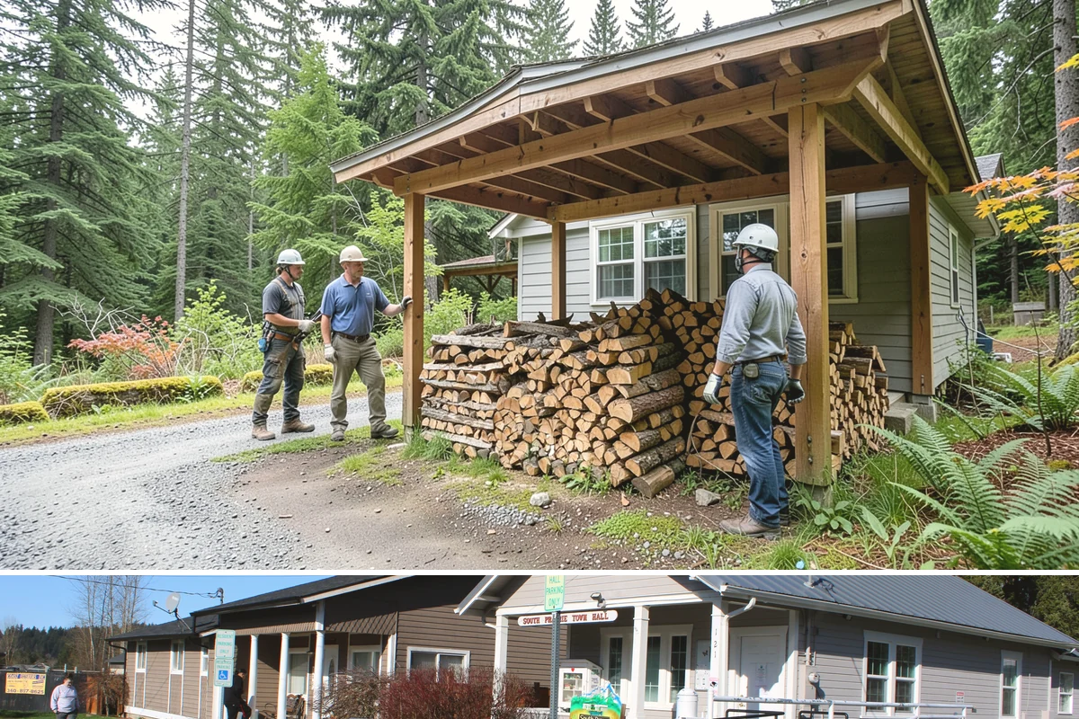 Subscription Firewood Delivery in South Prairie, Pierce County, WA - Start a subscription before fall so deliveries are established ahead of the heaviest winter burning.