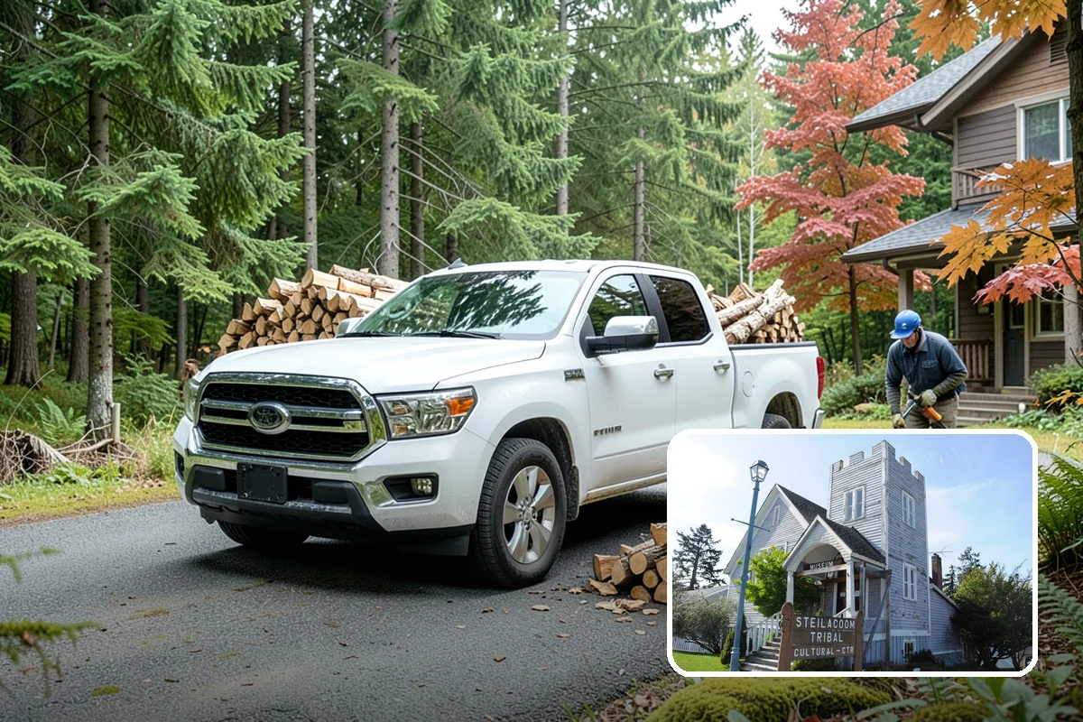 Subscription Firewood Delivery in Steilacoom, Pierce County, WA - Automatic deliveries mean you never run out