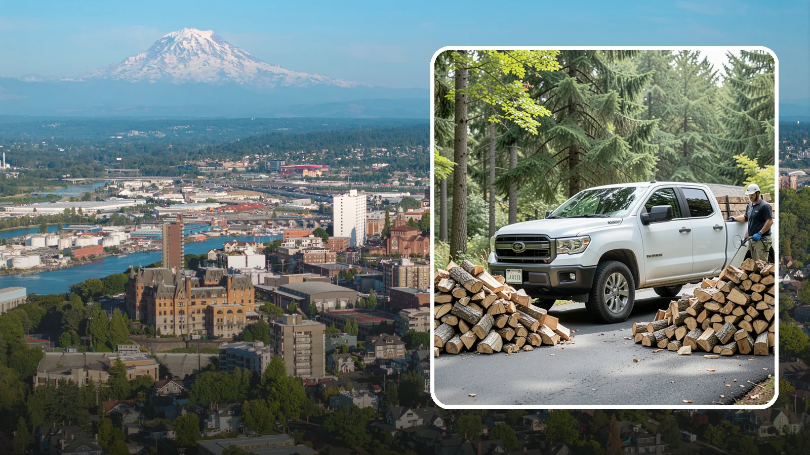 Subscription Firewood Delivery in Tacoma, Pierce County, WA - Our subscription firewood delivery keeps your supply topped up automatically so you never have to think about running low.
