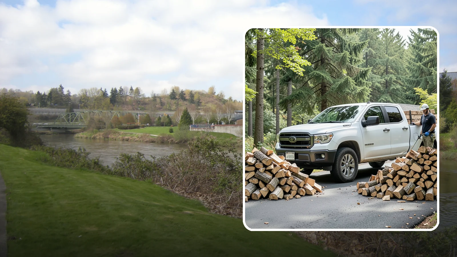 Subscription Firewood Delivery in Tukwila, King County, WA - Our subscription firewood delivery keeps your supply topped up automatically so you never have to think about running low.