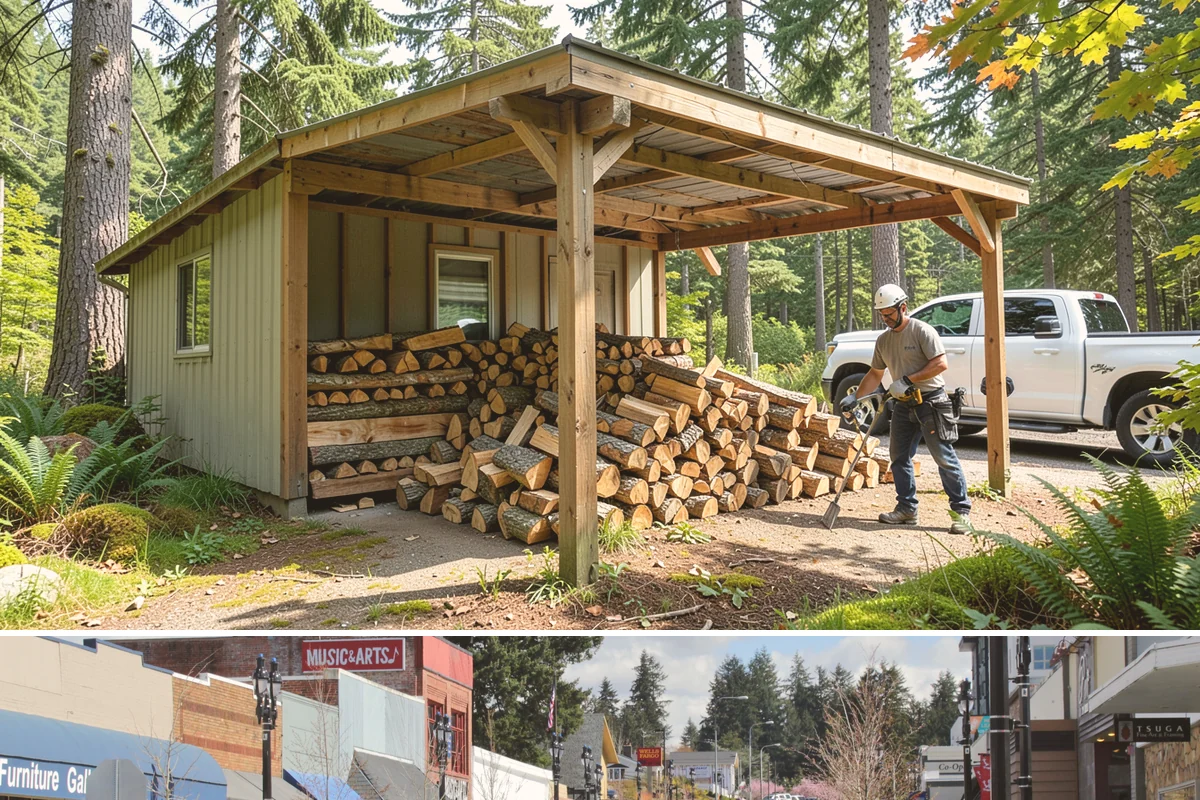 Summer Seasoning Packages in Bothell, King County, WA - Buy in late spring or early summer to capture the full dry season for curing.