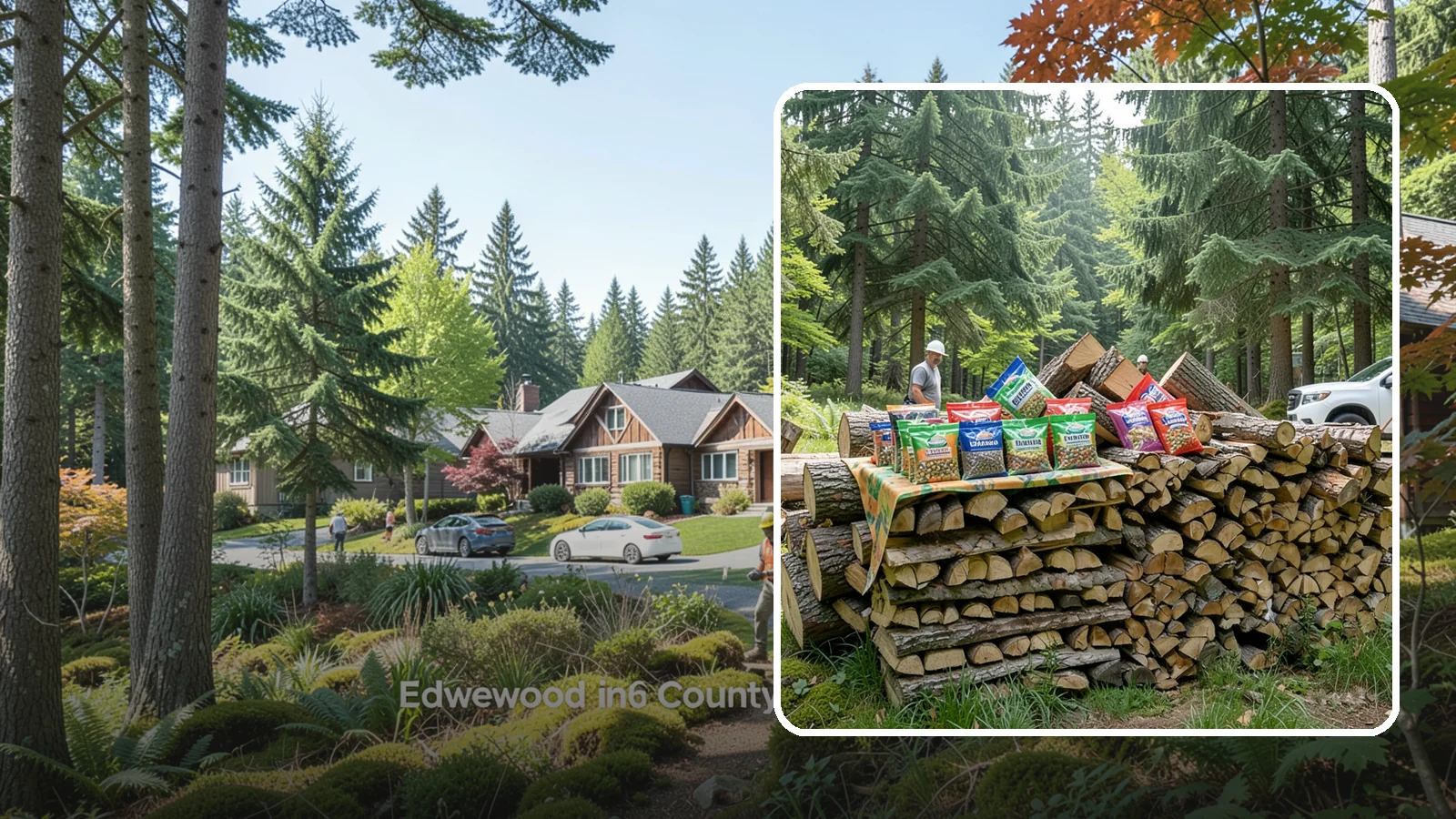 Summer Seasoning Packages in Edgewood, Pierce County, WA - Warm-season firewood packages designed to cure over summer and be ready by winter.