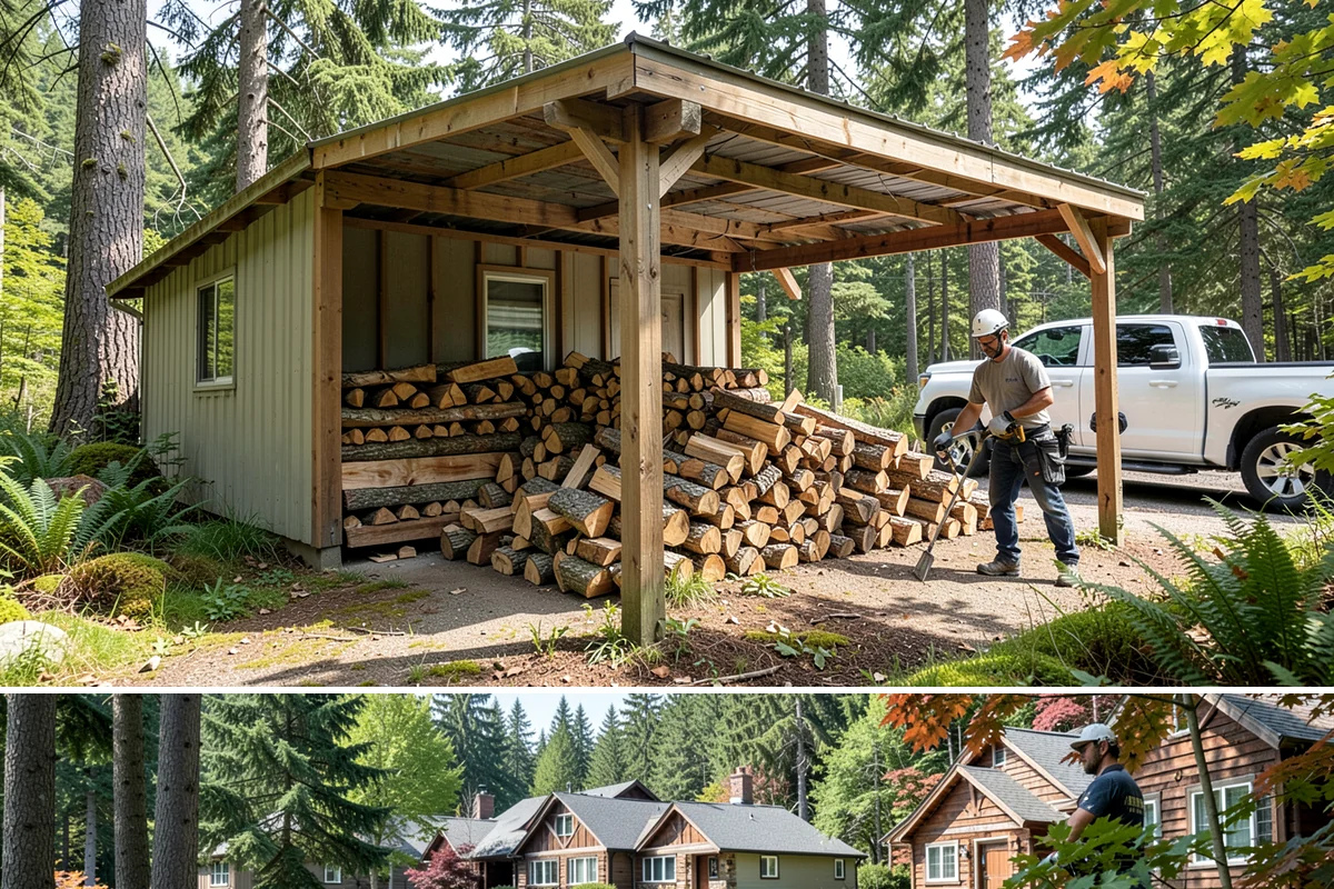 Summer Seasoning Packages in Edgewood, Pierce County, WA - Buy in late spring or early summer to capture the full dry season for curing.