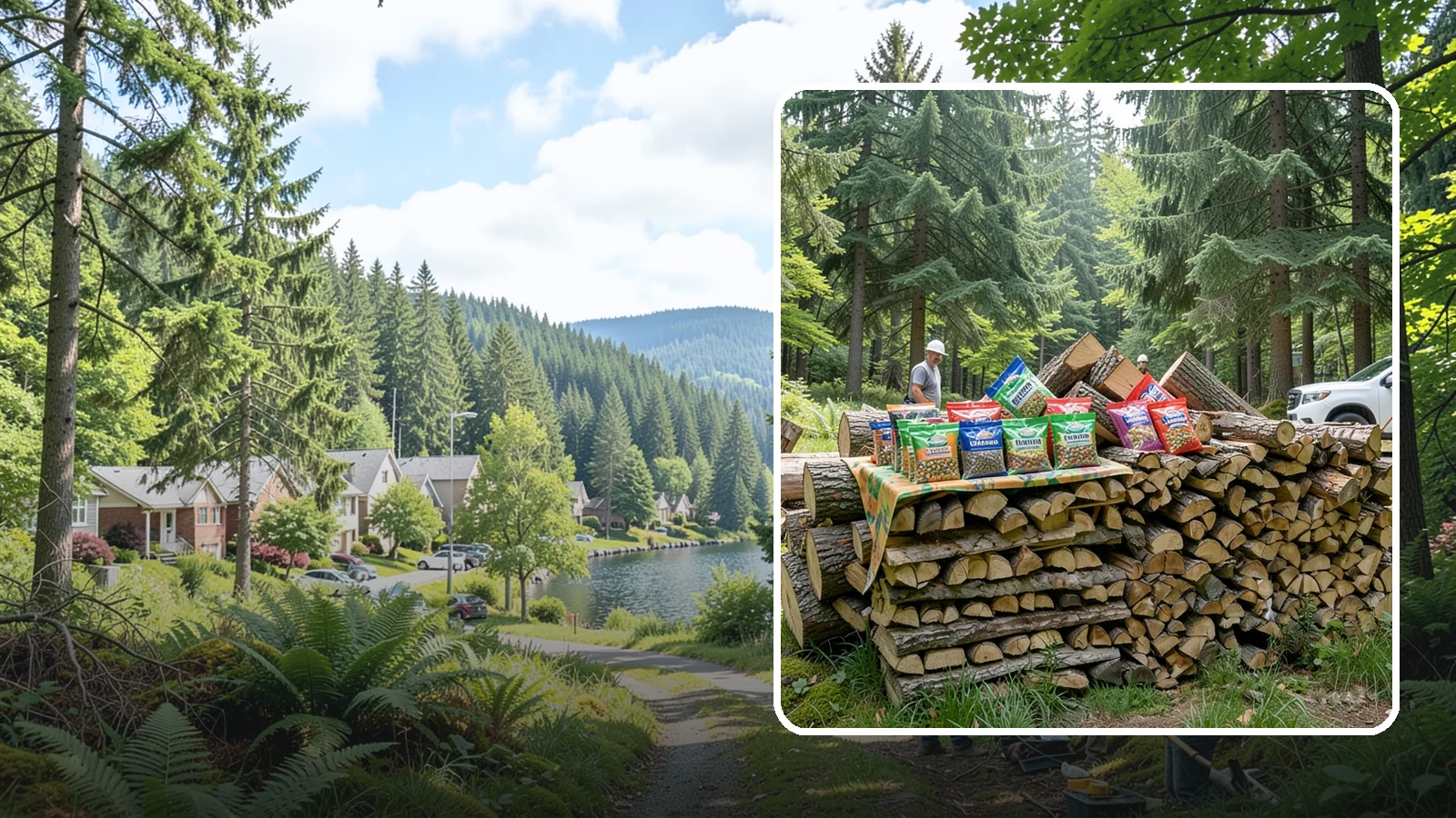 Summer Seasoning Packages in Lake Forest Park, King County, WA - Warm-season firewood packages designed to cure over summer and be ready by winter.