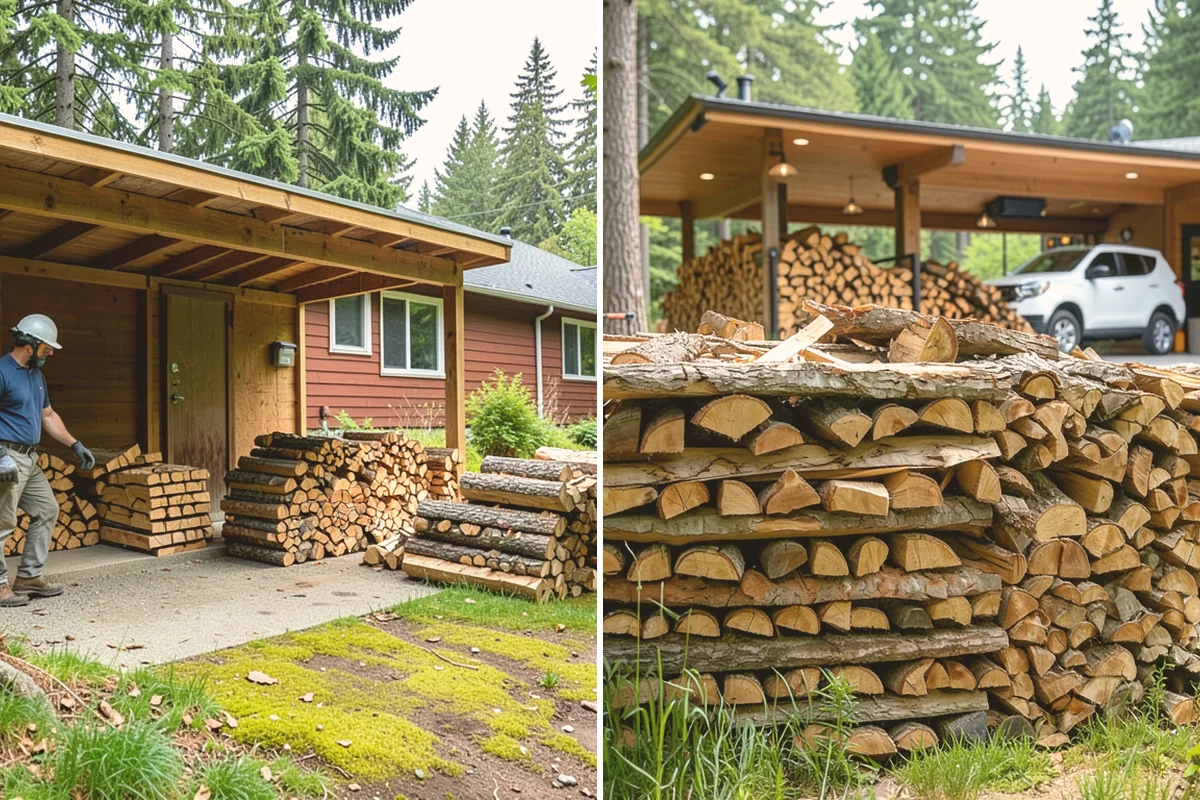 Summer Seasoning in Algona, King County, WA - Determine how much wood to season for the winter