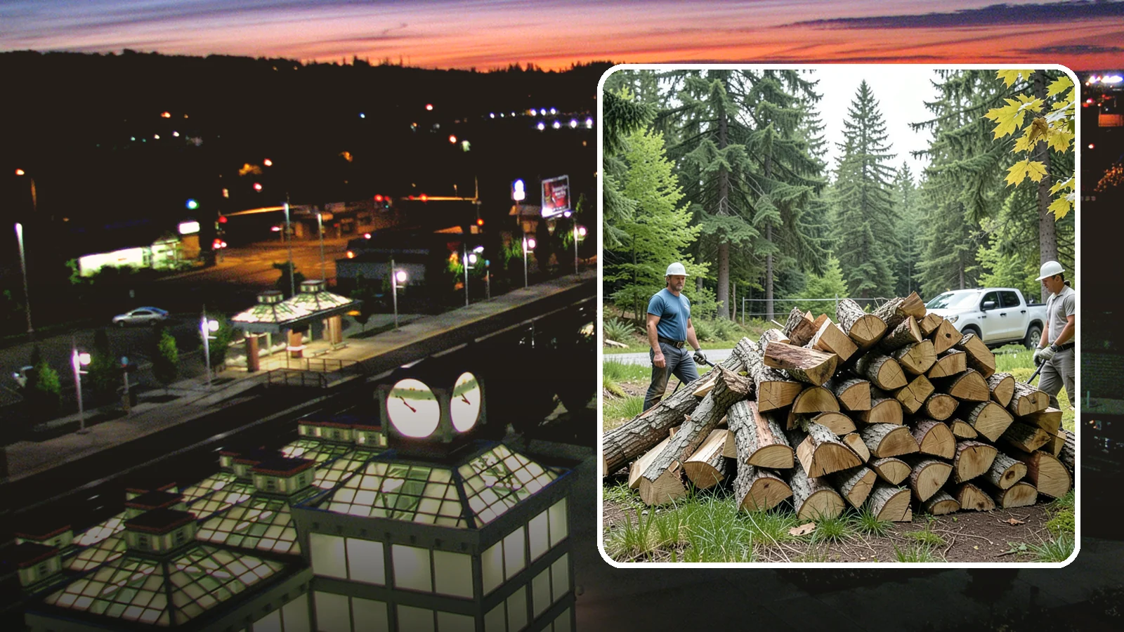 Summer Seasoning in Auburn, King County, WA - We deliver wood in summer and set it up to dry through the warm months so it is ready to burn by winter.