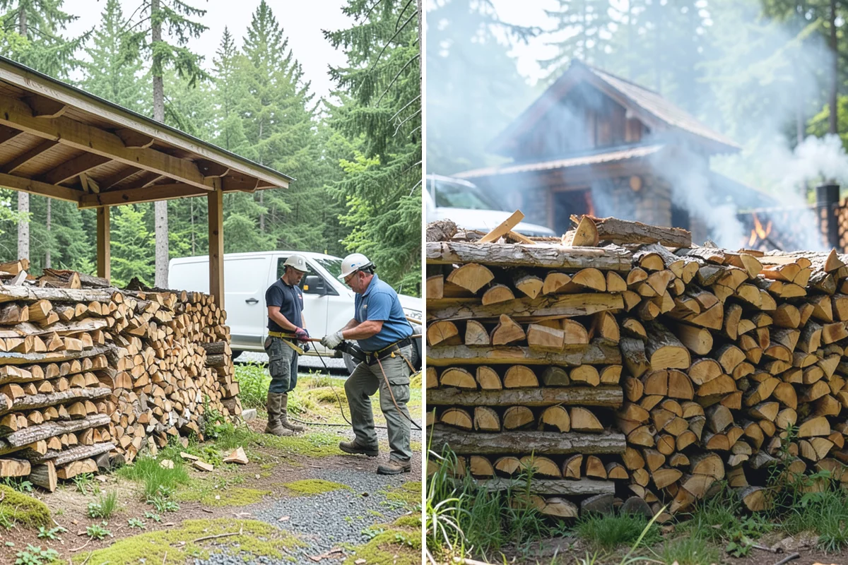 Summer Seasoning in Beaux Arts Village, King County, WA - Determine how much wood to season for the winter