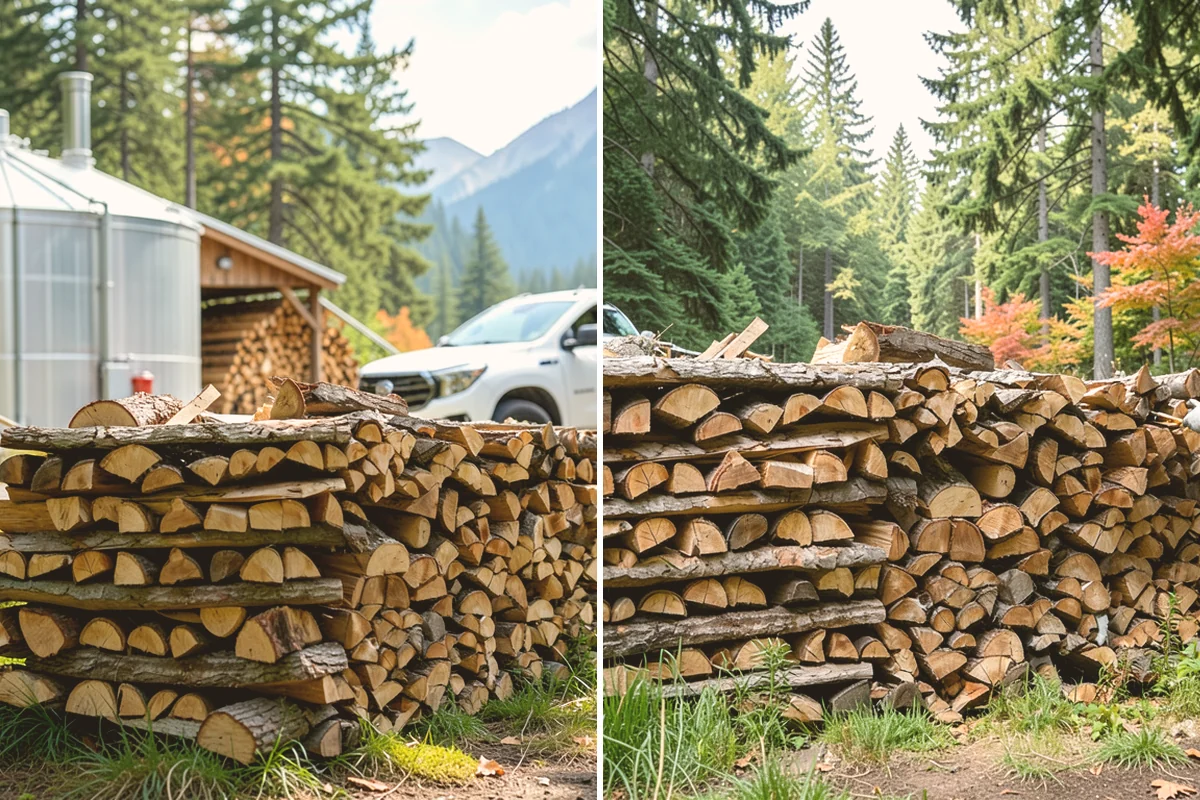 Summer Seasoning in Bothell, King County, WA - Determine how much wood to season for the winter