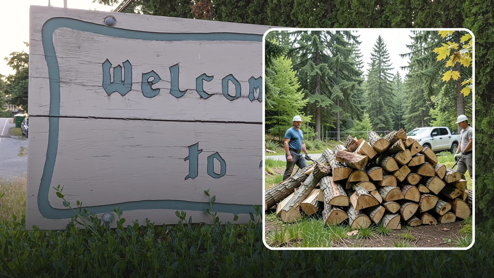 Summer Seasoning in Brier, Snohomish County, WA - We deliver wood in summer and set it up to dry through the warm months so it is ready to burn by winter.