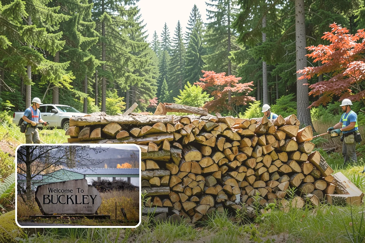 Summer Seasoning in Buckley, Pierce County, WA - Uses the driest months for effective seasoning