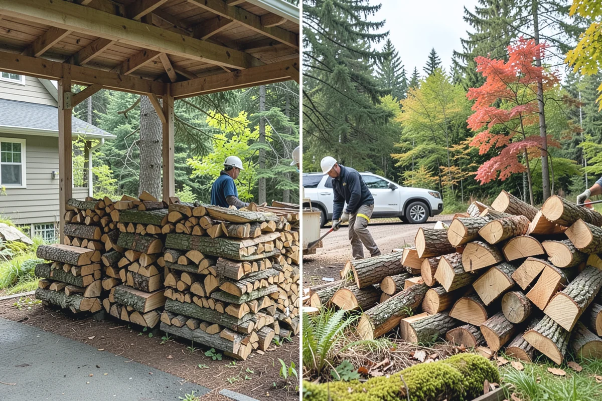 Summer Seasoning in Buckley, Pierce County, WA - Determine how much wood to season for the winter