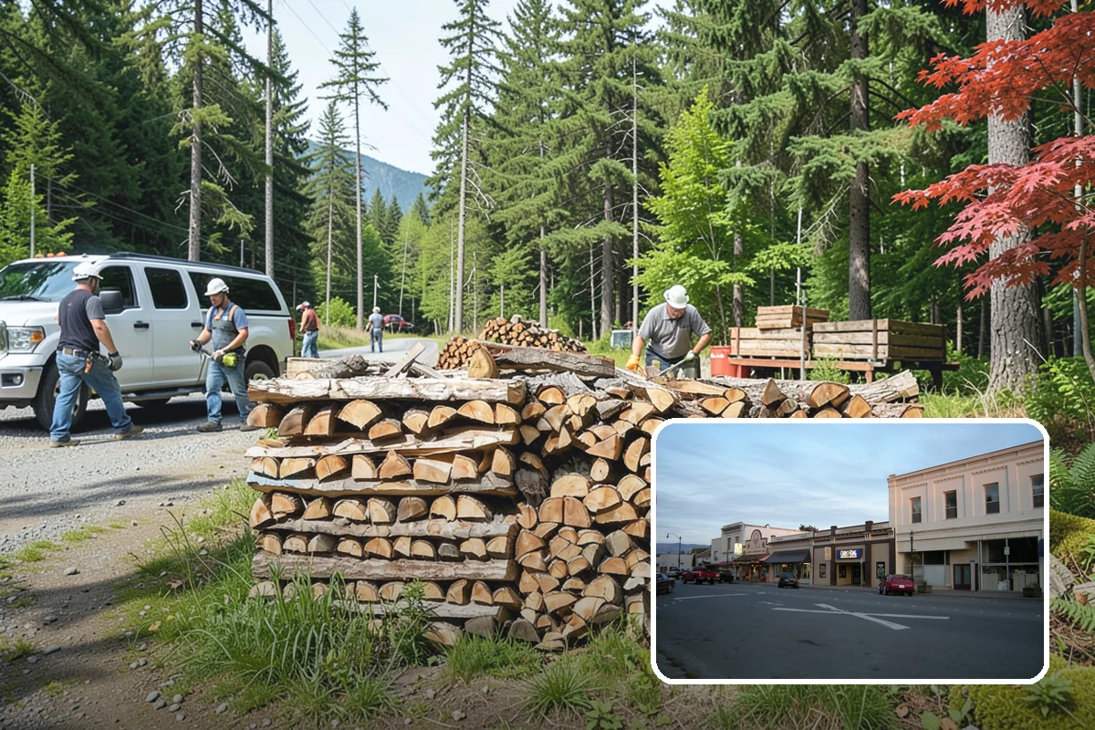 Summer Seasoning in Burlington, Skagit County, WA - Uses the driest months for effective seasoning