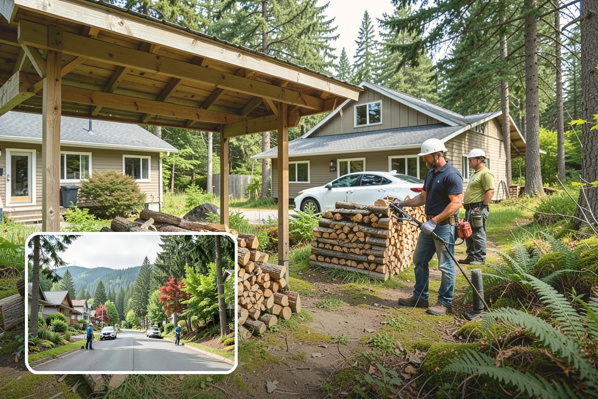 Summer Seasoning in Darrington, WA - Uses the driest months for effective seasoning