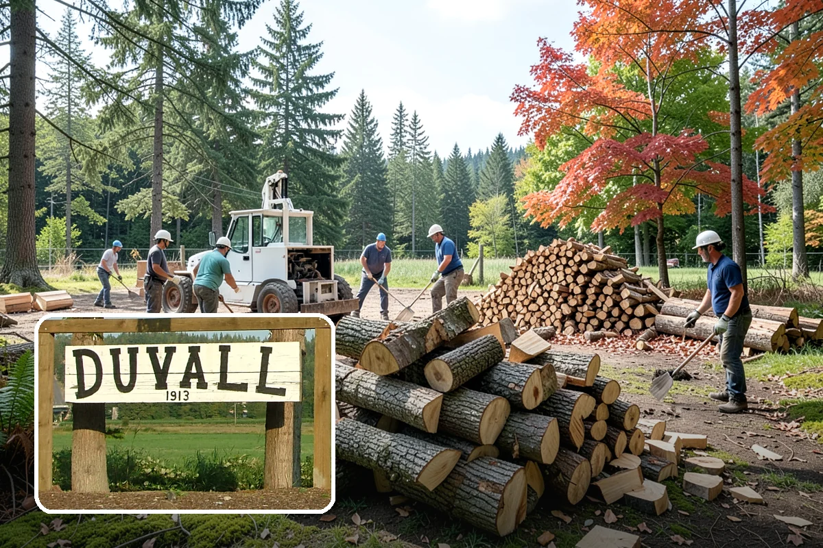 Summer Seasoning in Duvall, King County, WA - Uses the driest months for effective seasoning