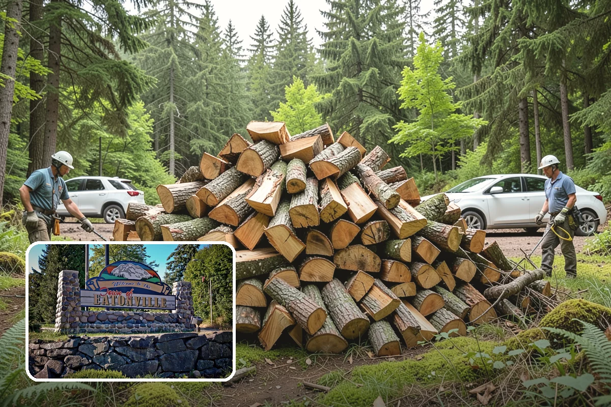 Summer Seasoning in Eatonville, Pierce County, WA - Uses the driest months for effective seasoning