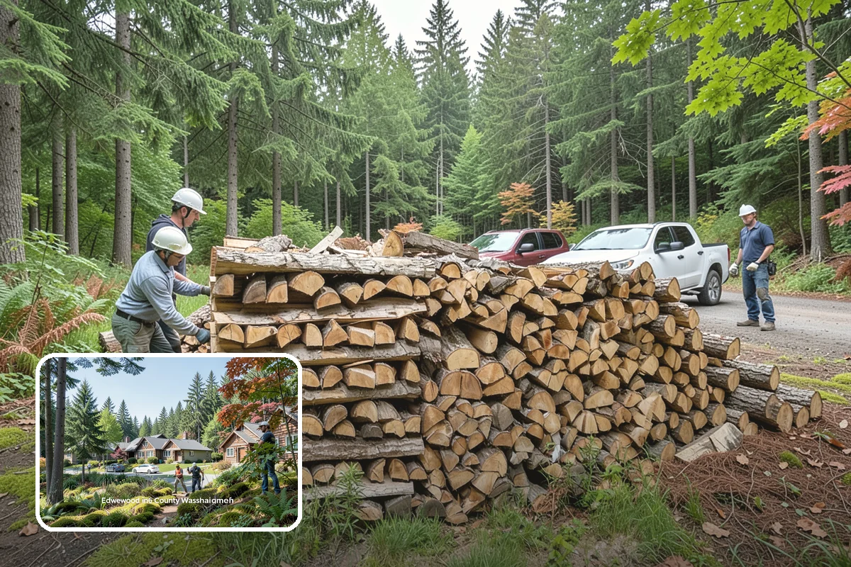 Summer Seasoning in Edgewood, WA - Uses the driest months for effective seasoning