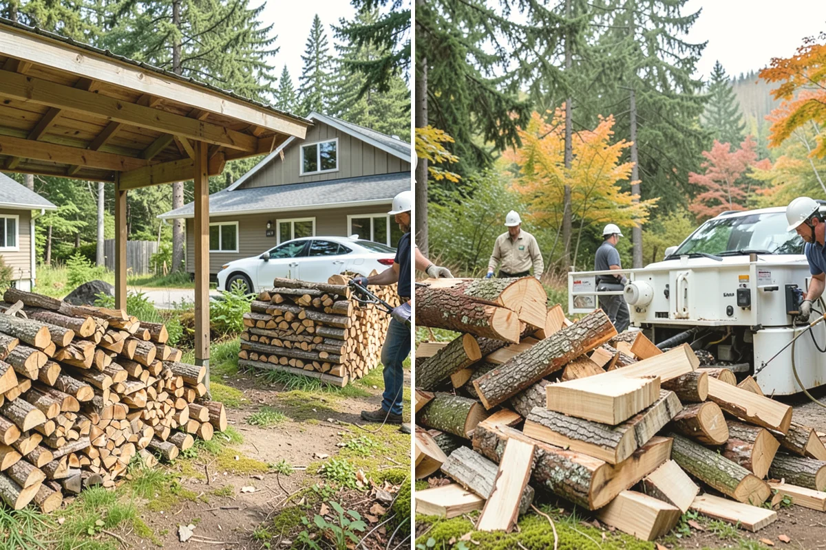 Summer Seasoning in Edgewood, WA - Determine how much wood to season for the winter