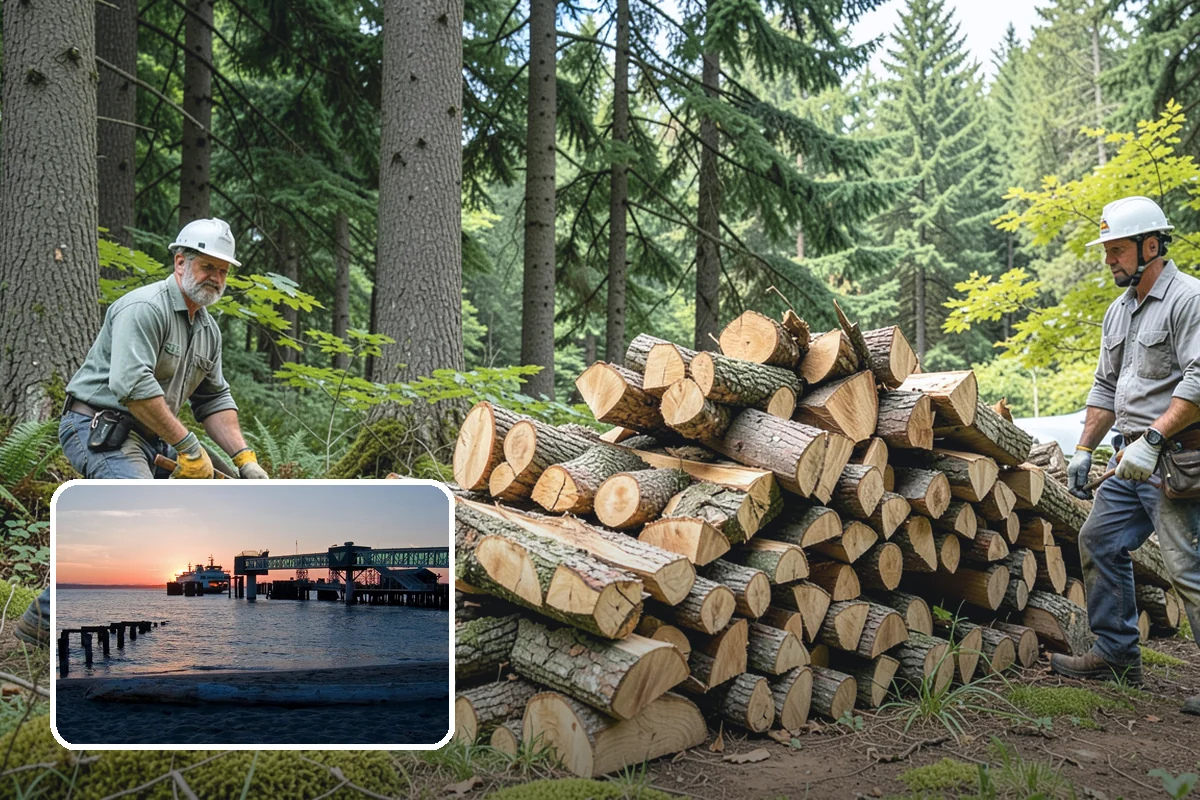 Summer Seasoning in Edmonds, Snohomish County, WA - Uses the driest months for effective seasoning