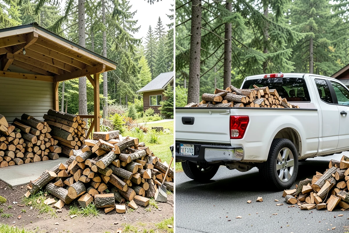 Summer Seasoning in Federal Way, King County, WA - Determine how much wood to season for the winter