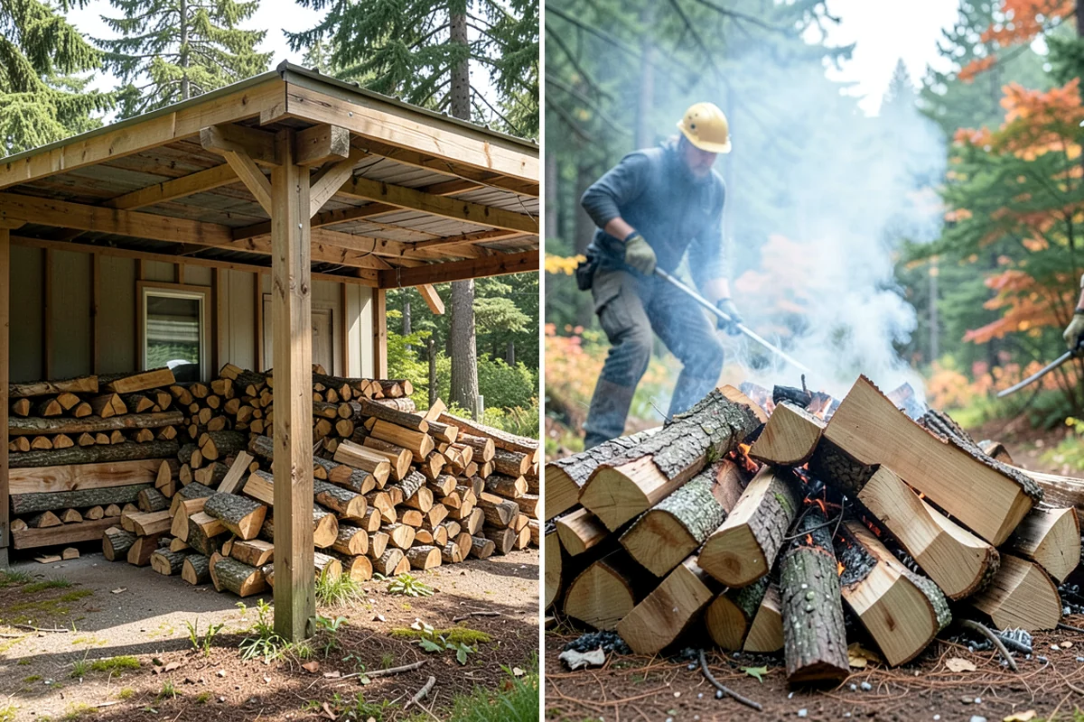 Summer Seasoning in Fircrest, Pierce County, WA - Determine how much wood to season for the winter