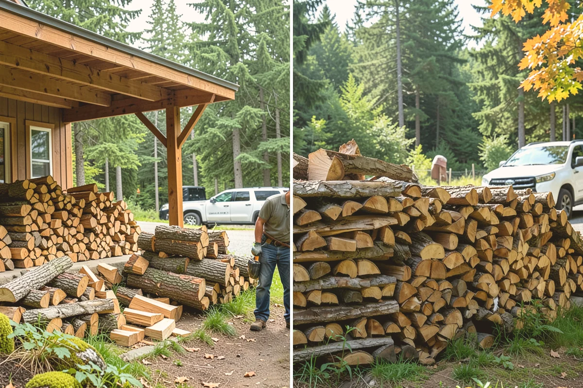 Summer Seasoning in Index, Snohomish County, WA - Determine how much wood to season for the winter